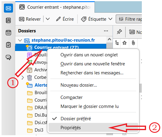 Thunderbird  - Courrier entrant - Propriétés.PNG